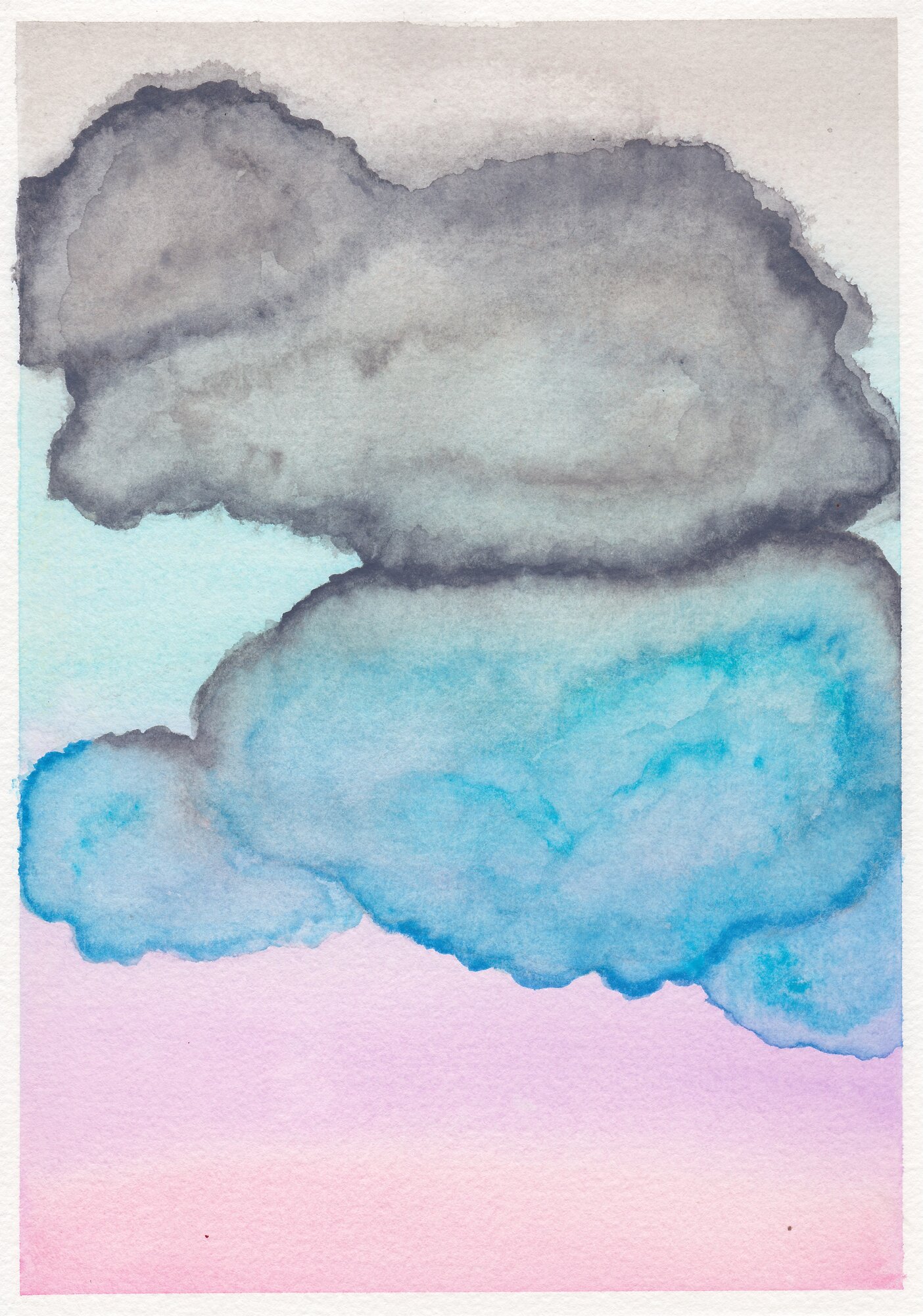 Heavy Clouds painting